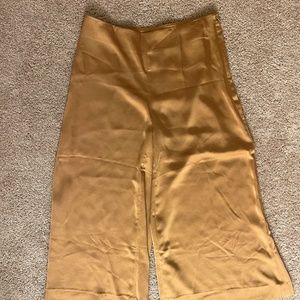 Vince Gold Wide Leg Pants - Size 0